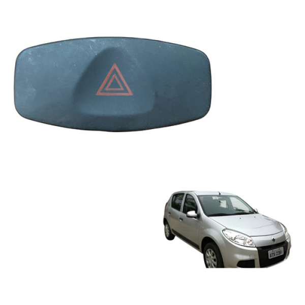 Botao Interruptor Pisca Alerta Renault Sandero 12 2014 2016