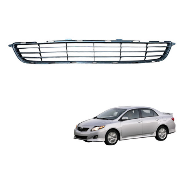 Grade Inferior Parachoque Dianteiro Corolla 2009 2010 2011