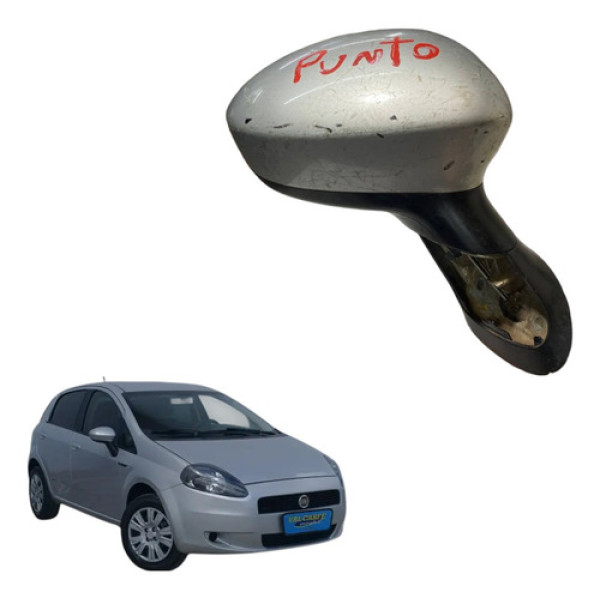 Retrovisor Manual Direito Fiat Punto 2007 2010 2015