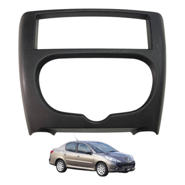 Moldura Painel Central Peugeot 206 207 2009 2010 2011 2012