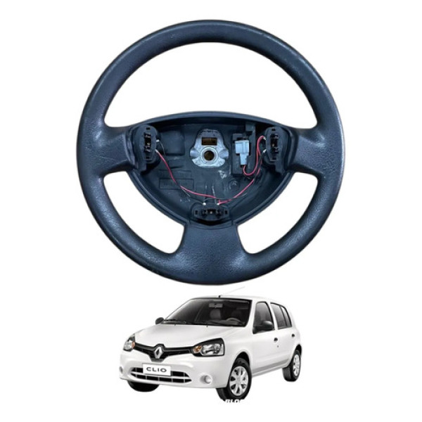 Volante Direcao Renault Clio 2013 2014 2015 2016 Preto