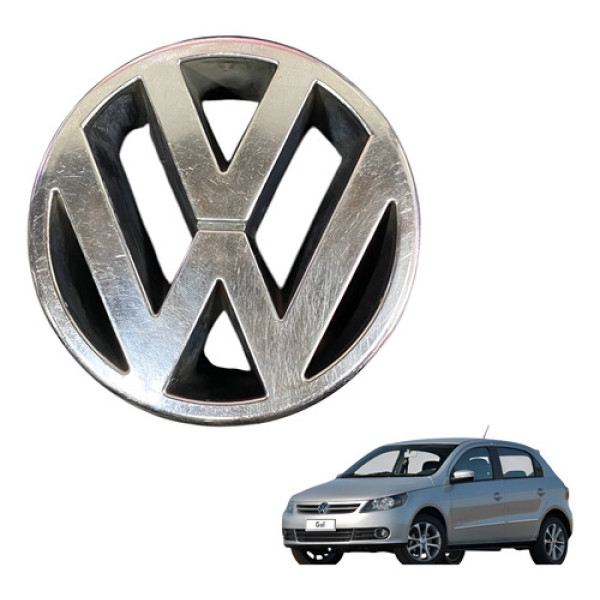 Emblema Grade Diant Volkswagen Gol Saveiro Voyage 2008 2012