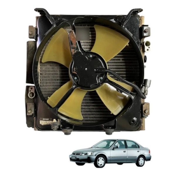 Defletor Condensador Ventoinha Honda Civic 1.6 2000 2001 Lx