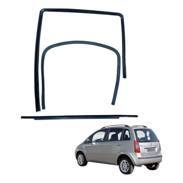 Kit Pestana Traseira Direita Fiat Idea 2006 2007 Hlx