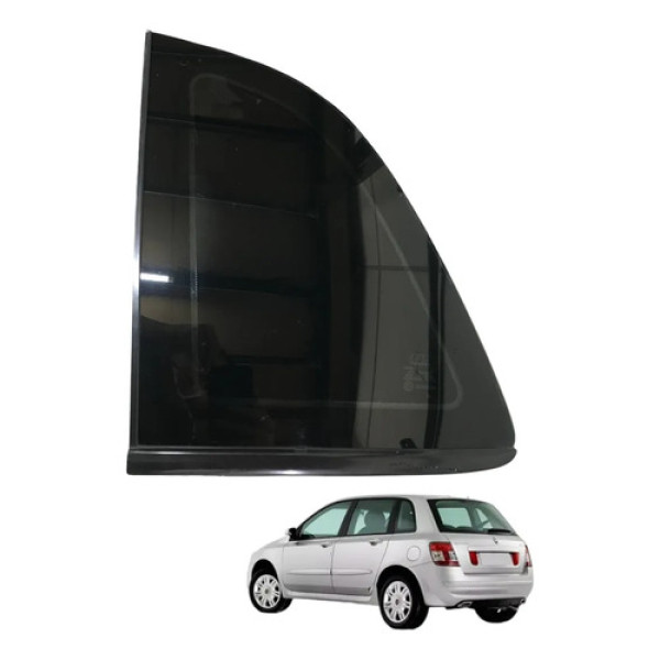 Vidro Fixo Lateral Esquerdo Traseiro Stilo 2006 2007 2011