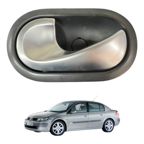 Macaneta Interna Esquerda Renault Megane 2007 2008 Dynamique Peça 1 Dianteira/traseira Peça 1