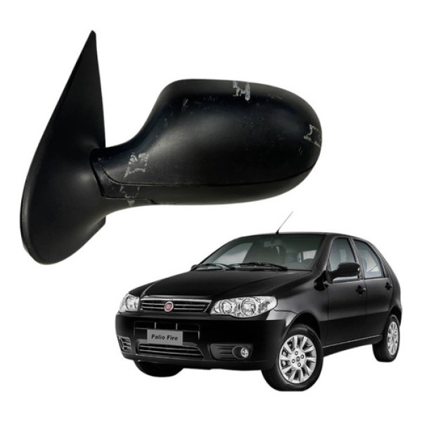 Retrovisor Manual Esquerdo Fiat Palio 2014 2015