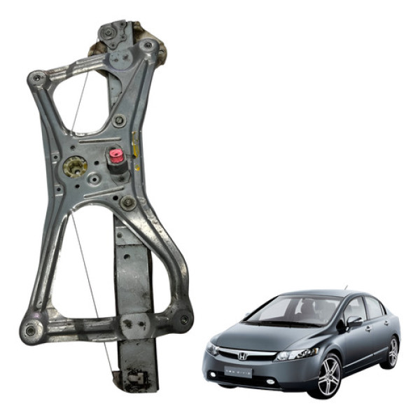 Maquina Vidro Sem Motor Dianteira Direito Civic 2006 2011
