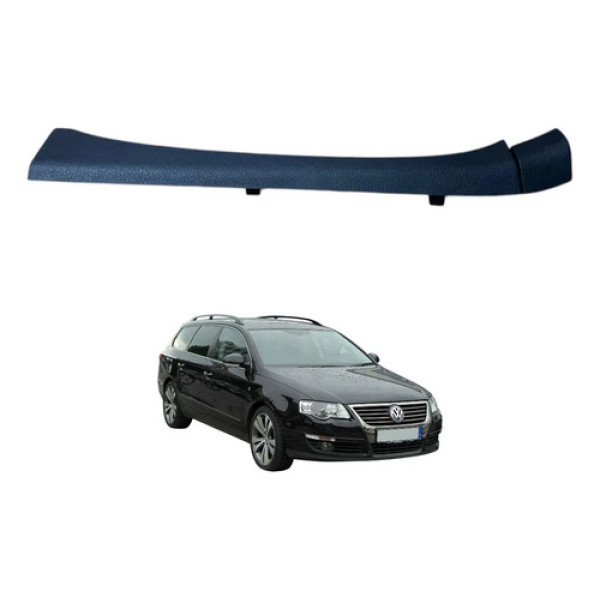 Acabamento Direito Painel Vw Passat Variant 2006 2007 2008 Preto Peça 1