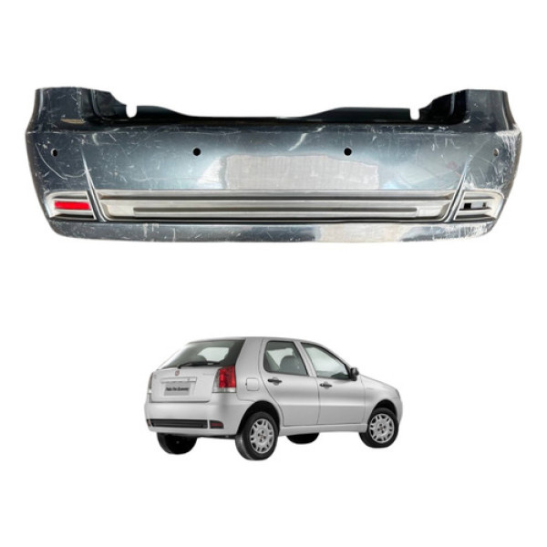 Parachoque Traseiro Fiat Palio 2006 2007 2008 2009 2010 2012