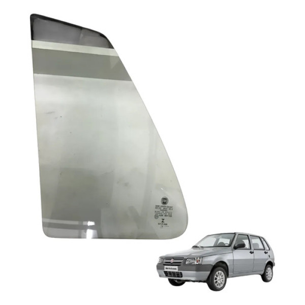 Vidro Lateral Traseiro Esquerdo Fiat Uno 1996 2000 2007 2012