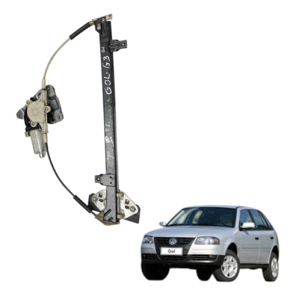 Maquina Vidro Elétrico Traseira Esquerda Gol G3 G4 1999 2008