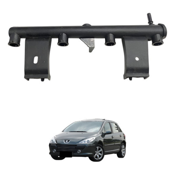 Flauta Bico Injetor Peugeot 207 307 1.6 16v 2008 2010 2012