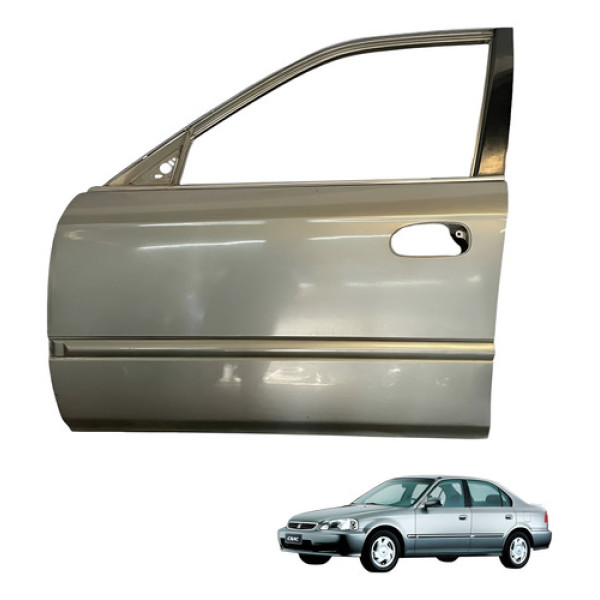 Porta Dianteira Esquerda Honda Civic 2000 2001 Lx  Orig