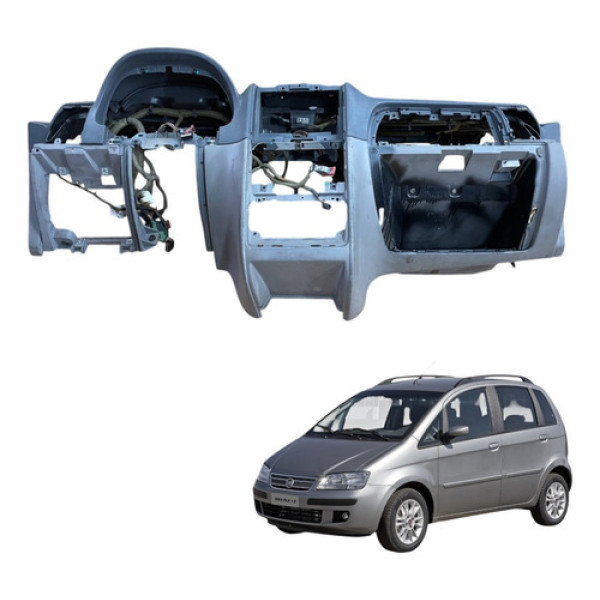 Painel Capa Tabelier Fiat Idea 2006 2007 Hlx  Original