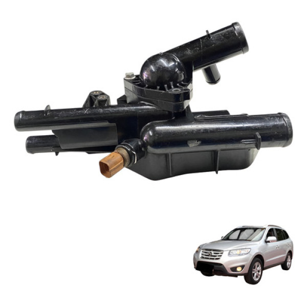 Carcaça Válvula Termostática Hyundai Tucson Santa Fe 06 2012