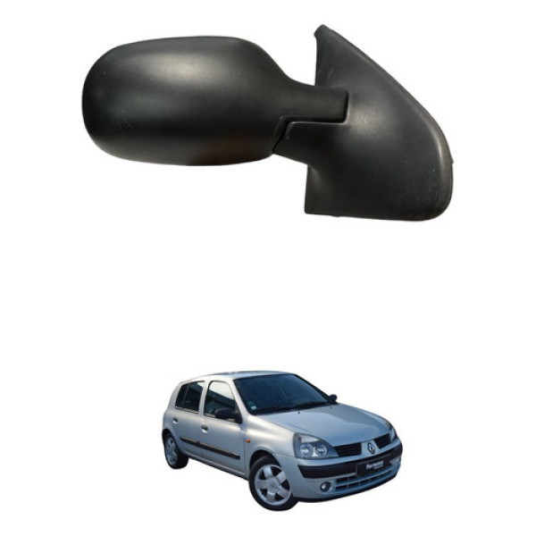 Retrovisor Manual Direito Renault Clio 2004 2006 2010 2012
