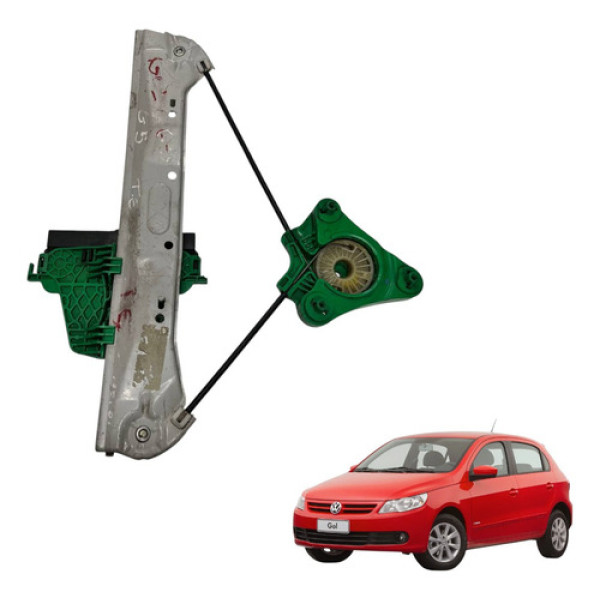 Máquina Vidro Traseira Esquerda Vw  Gol G5 G6 2008 2016