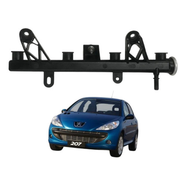 Flauta Bico Injetor Bosch Peugeot 207 1.4 8v 2012 Manual