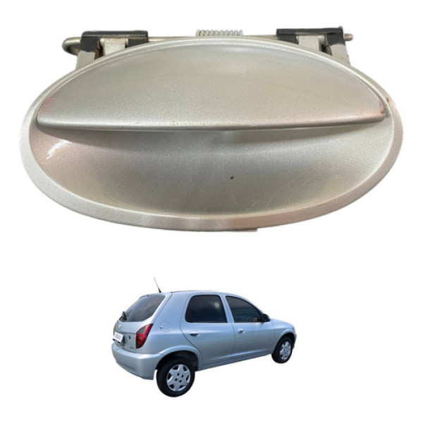 Macaneta Externa Traseira Esquerda Gm Celta 2012 2013 Lt