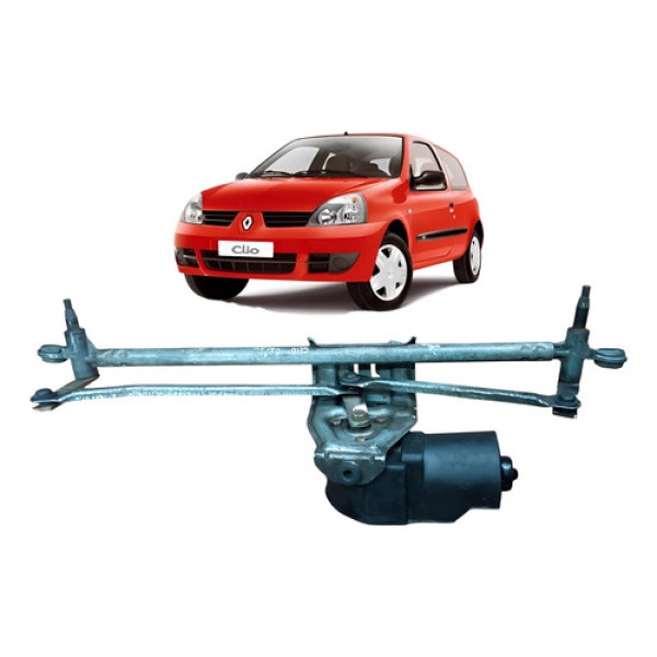 Motor Limpador Parabrisa Dianteiro Renault Clio 02 13