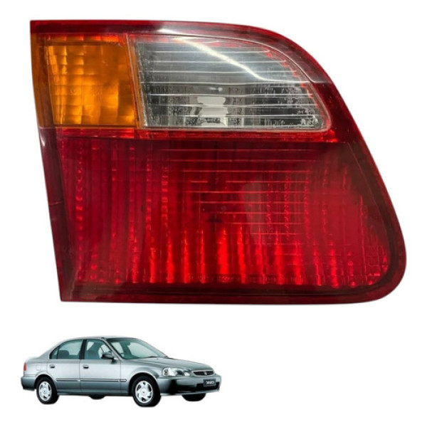 Lanterna Esquerda Tampa Porta Malas Honda Civic 2000 2001 Lx