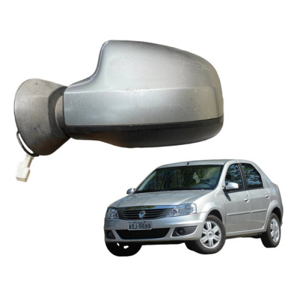 Retrovisor Elétrico Lado Esquerdo Renault Logan 2008 2013