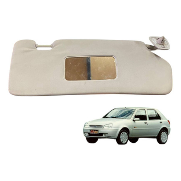 Quebra Sol Lado Direito C/espelho Ford Fiesta 1996 98 2002