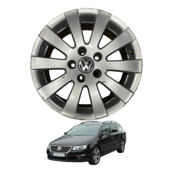 Roda Liga Aro 16 Vw Passat Variant Fsi 2006 2007 2008 2009 Peça 2