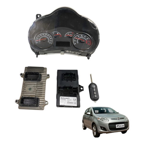 Kit Code Modulo Injecao Palio Attractive 1.6 16v 2015 2016