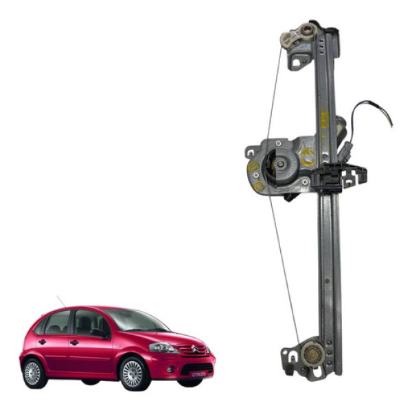 Maquina Vidro Elétrico Diant Direito Citroen C3 2003 2012
