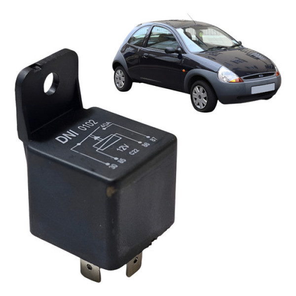 Rele Fusivel Auxiliar 40a 12v Ford Ka 2005 Gl  Original