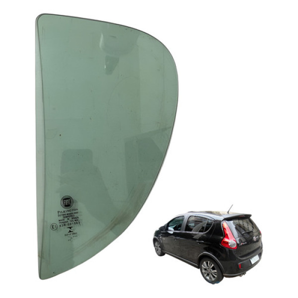 Vidro Fixo Porta Traseira Esquerda Novo Palio 2012 2014 2015