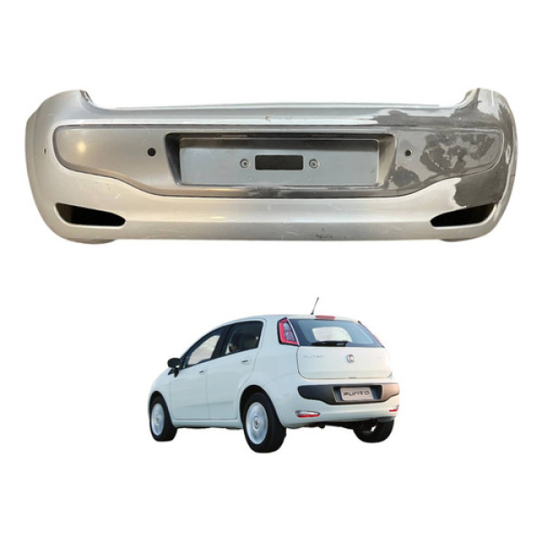 Parachoque Traseiro Fiat Punto 2013 2014 2015 C/furo Sensor