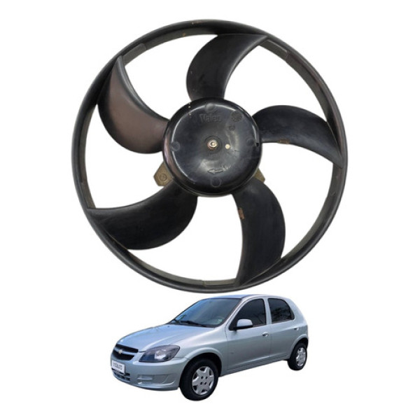 Ventoinha Radiador Gm Celta 1.0 8v 2012 2013 Lt Sem Ar