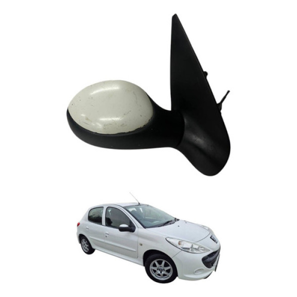 Retrovisor Manual Direito Peugeot 206 2000 2005 2010