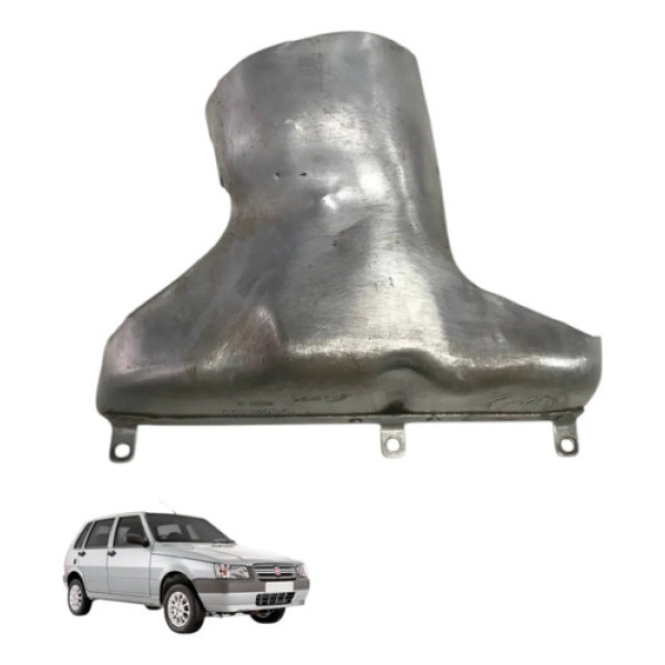 Defletor Coletor Calor Escapamento Uno 1.0 1999 2006 2015