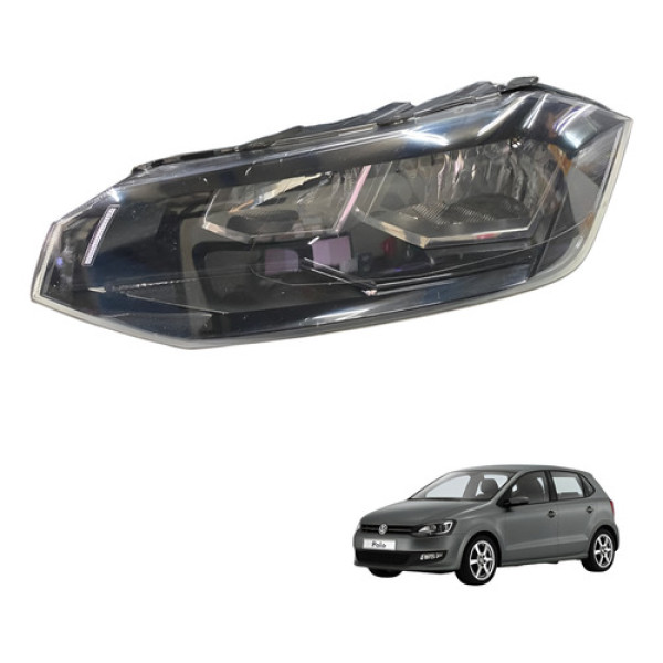 Farol Lado Direito Volkswagen Polo Virtus 2018 2019 20 2022