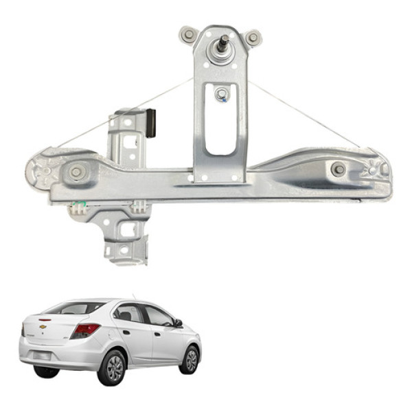 Maquina Vidro Manual Tras Direita Gm Prisma 2014 2015 2017