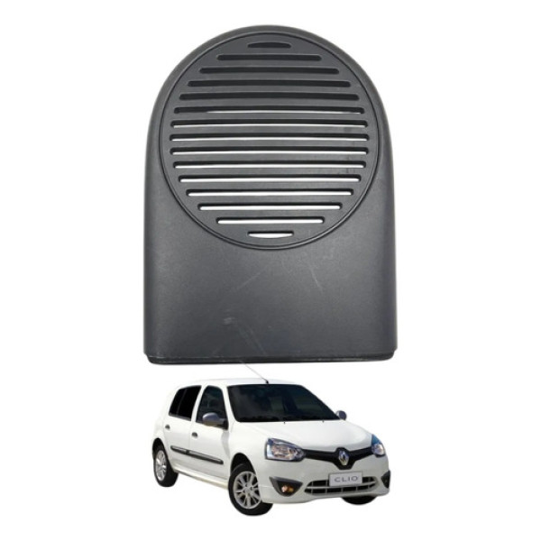 Grade Tela Alto Falante Diant Direito Clio 2013 2014 2015 Preto