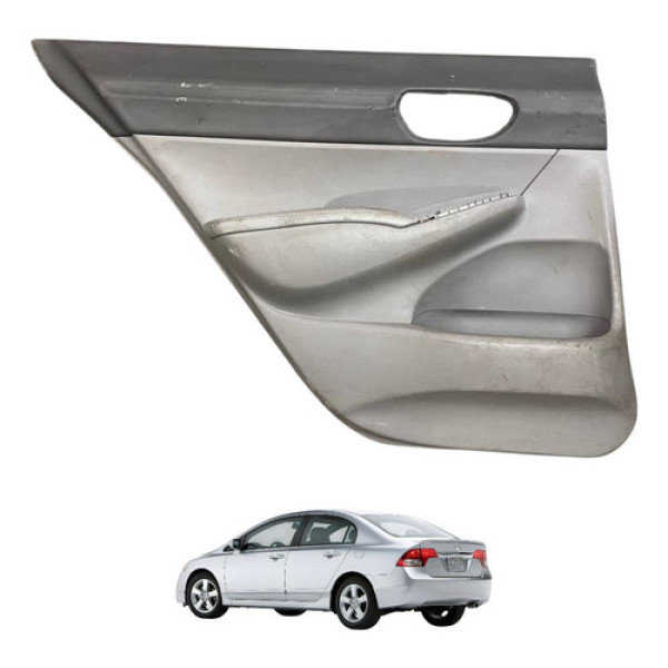 Forro Porta Traseira Esquerda Honda New Civic G8 2007 2008