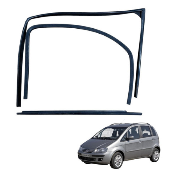 Kit Pestana Dianteira Esquerda Fiat Idea 2006 2007 Hlx