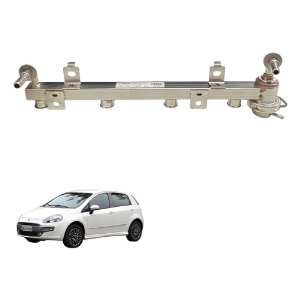 Flauta Bico Injetor Fiat Punto Linea Bravo 1.4 16v 09 10 12