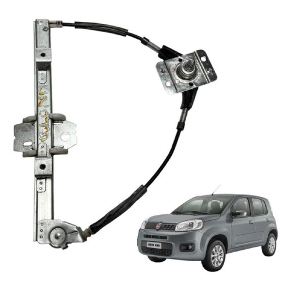 Máquina Vidro Manual Tras Direito Uno Grand Siena 2014 2021