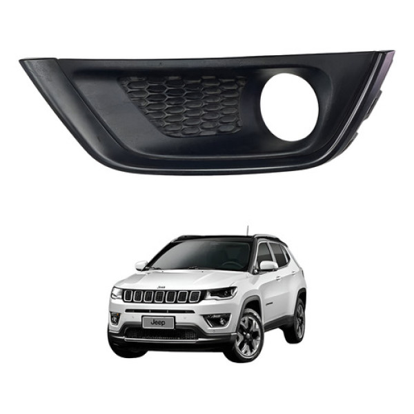 Moldura Farol Milha Esquerda Compass 2017 2019 2021