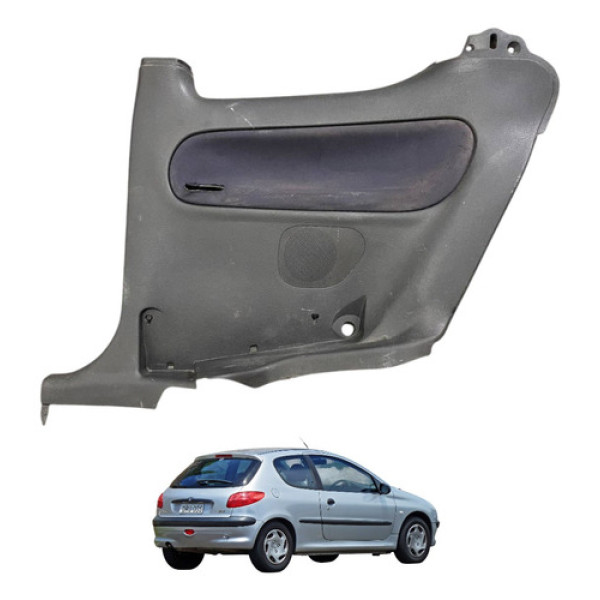 Forro Lateral Traseiro Direito Peugeot 206 2000 2003 2 Porta