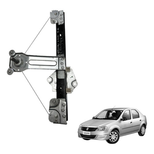 Maquina Vidro Traseira Direito Sandero Logan 2008 2013