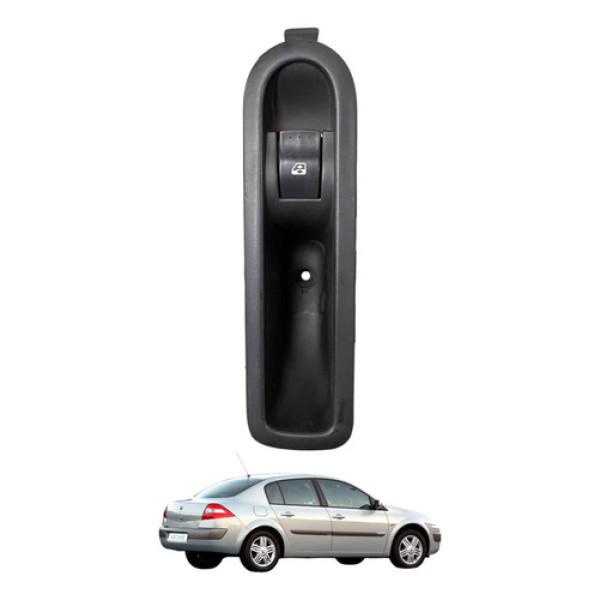 Botao Vidro Eletrico Tras Direito Renault Megane 2007 2008