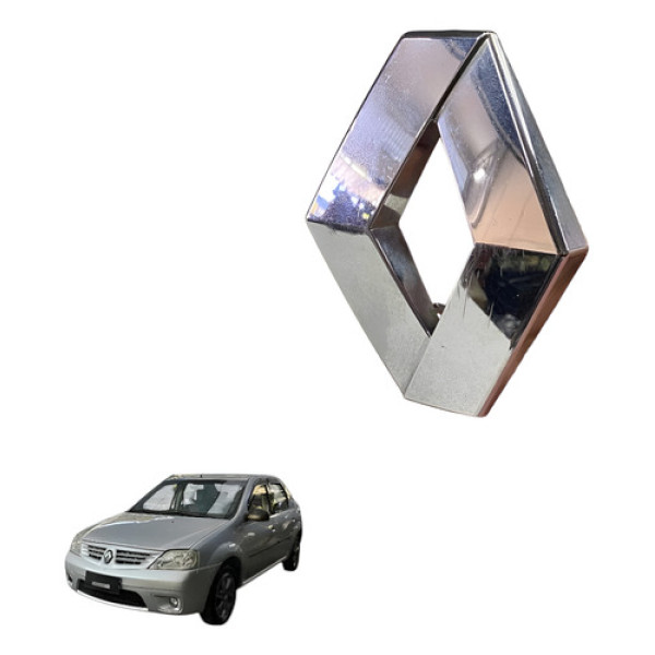 Emblema Grade Diant Renault Logan Sandero 2007 2010 2012