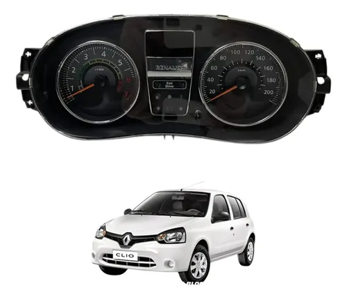 Painel Instrumentos Renault Clio 1.0 16v 2013 2014 2015 2016 Preto